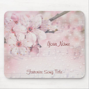 Mousepad Notas de música do Smart Case iPad Cherry Blossom