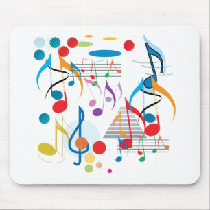 Mousepad Notas musicais
