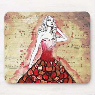 Mousepad Notas musicais!