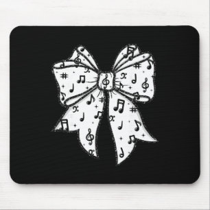 Mousepad Notas Musicais Laço Coquete Professora de Música E