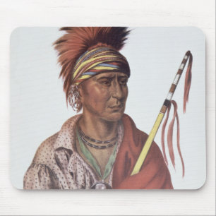 Mousepad Notchimine ou nenhum coração, um chefe de Iowa