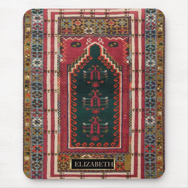 Mousepad Notebook antigo Kilim Rug Oriental (Frente)