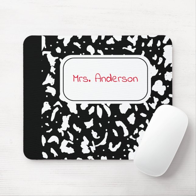 Mousepad Notebook Marble Composition Personalizado (Com mouse)
