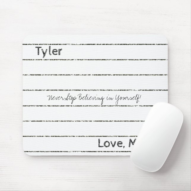 Mousepad Notebook, Nunca Pare De Acreditar No Mouse Pad! Mo (Com mouse)