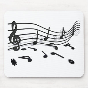 Mousepad Noten, música