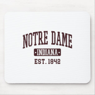Mousepad Notre Dame Indiana Na Vintage Athletic Varsity Spo