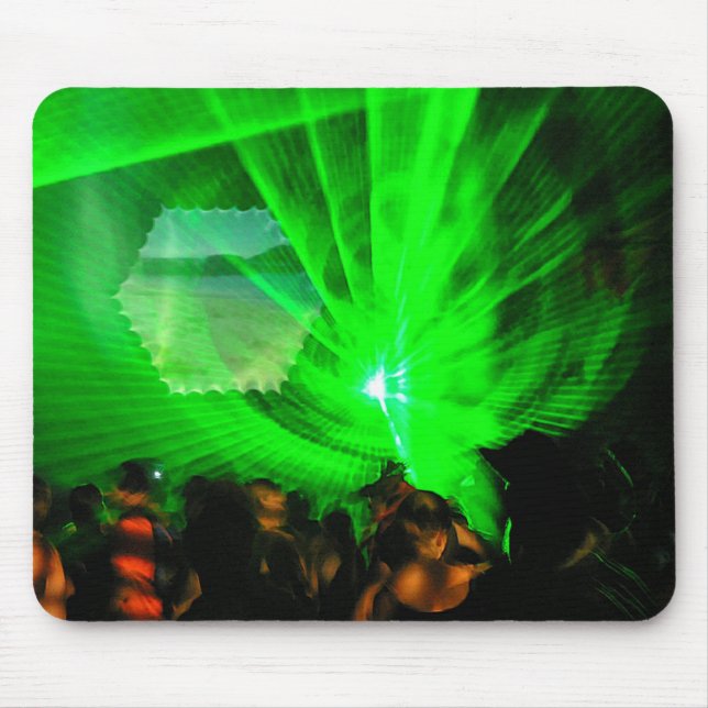 Mousepad Noturno Verde Lasers (Frente)