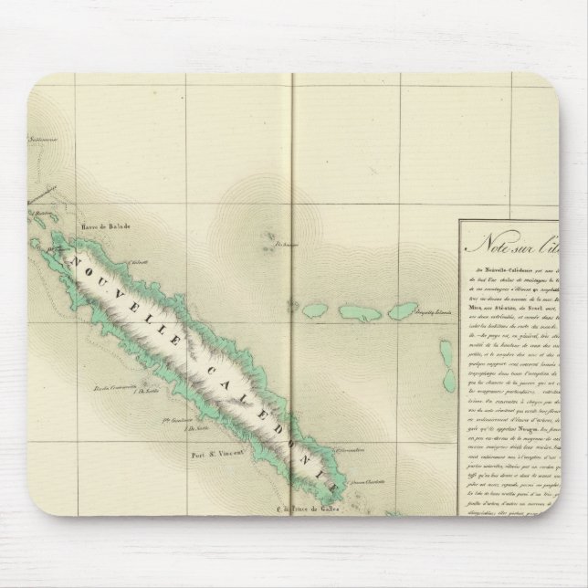 Mousepad Nova Caledónia Oceania n.o 46 (Frente)