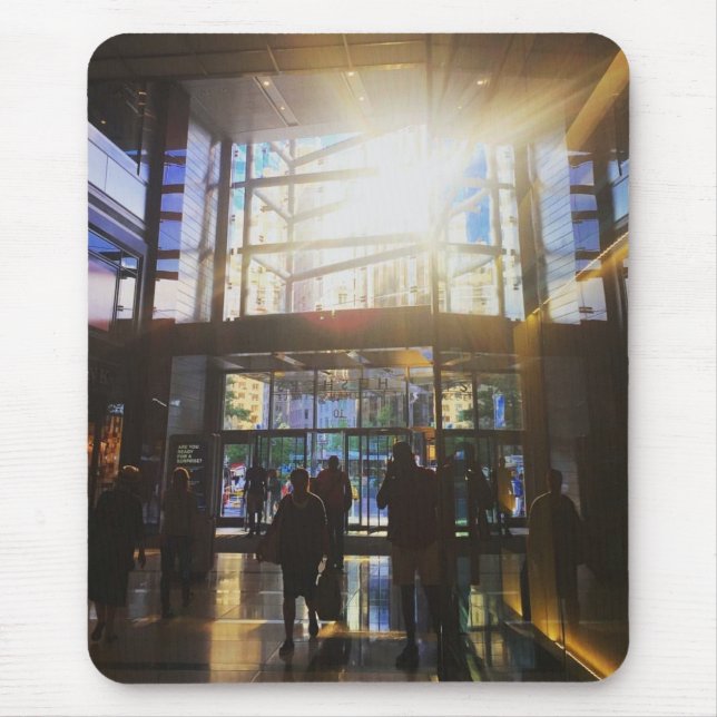 Mousepad Nova Iorque Columbus Circ Shoppers Sunlight (Frente)