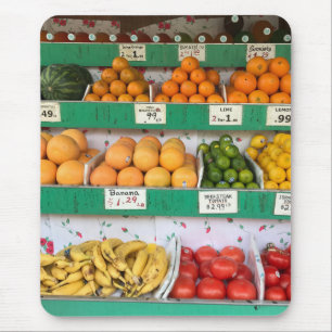 Mousepad Nova Iorque de Grocery Sidewalk Stand Fruta da NY