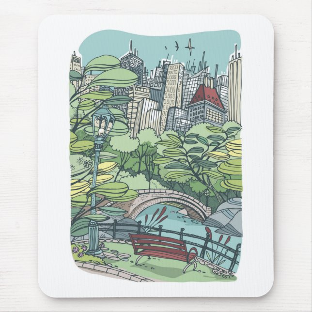 Mousepad Nova Iorque do Central Park |, NY (Frente)
