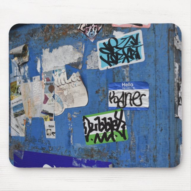 Mousepad Nova Iorque Urban Street Fotografia Grafite NY (Frente)
