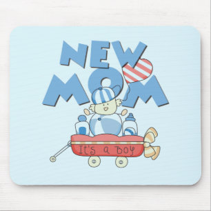 Mousepad Nova mãe é um Camiseta e presentes