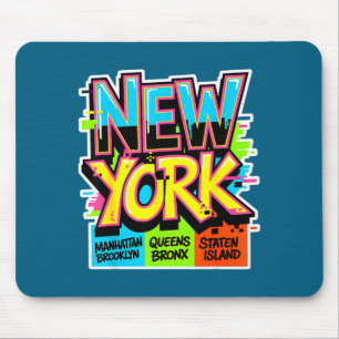 Mousepad nova york cidade silhueta bronx queens manhattan e