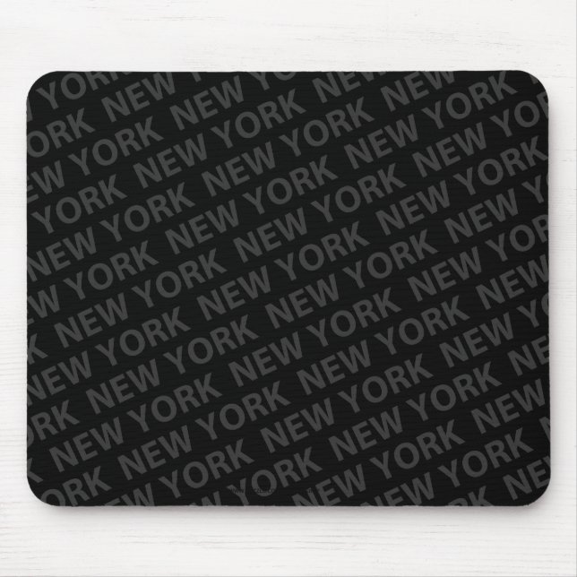 Mousepad Nova York - Cinza Escura Padrão (Frente)