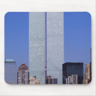 Mousepad Nova York, EUA. Torres gêmeas do famoso mundo
