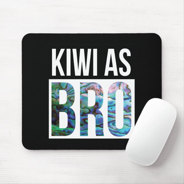 MOUSEPAD NOVA ZEALAND KIWI COMO BRO PAUA (Com mouse)