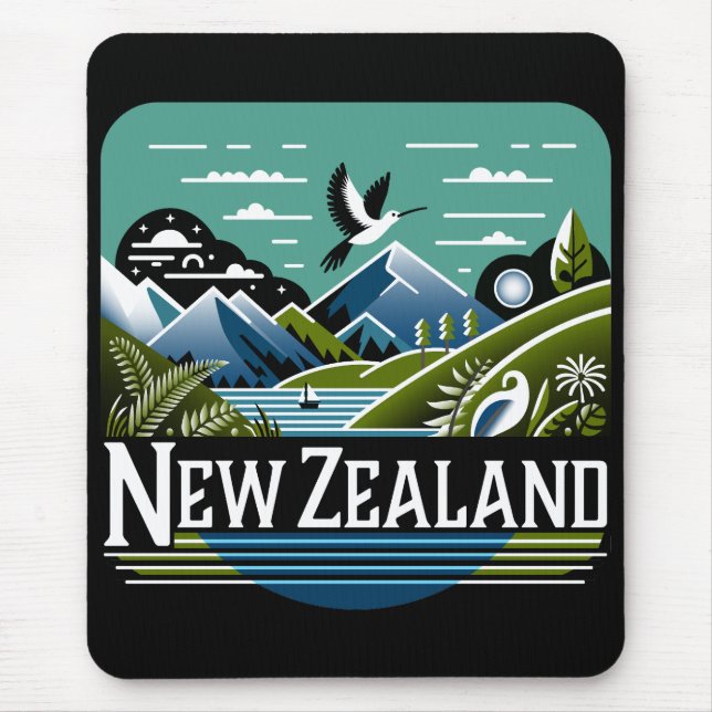 Mousepad Nova Zelândia Pacífico Sul (Frente)