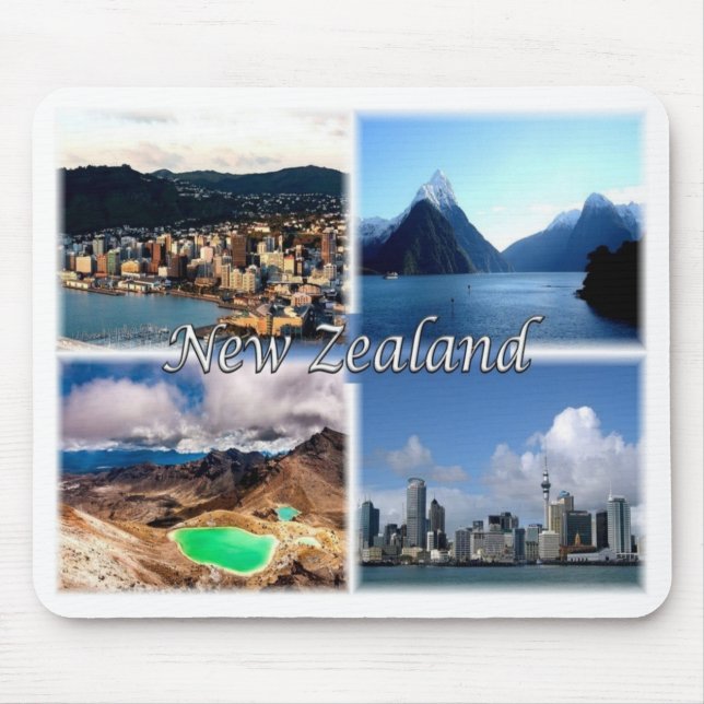 Mousepad Nova Zelândia - Wellington - (Frente)