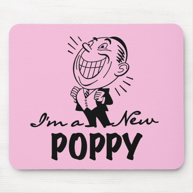 Mousepad Novas camisetas e presentes sorridentes (Frente)