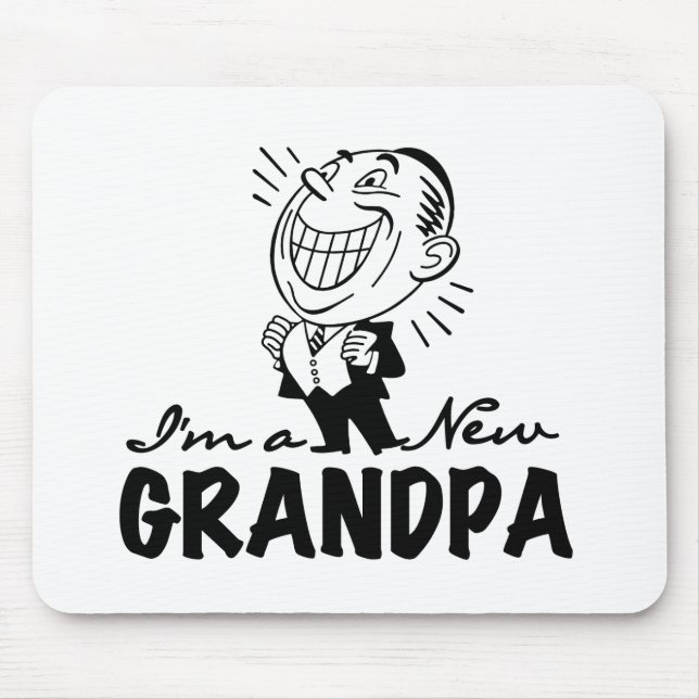 Mousepad Novas camisetas e presentes sorridentes (Frente)