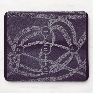 Mousepad Nove luas no mundo negro