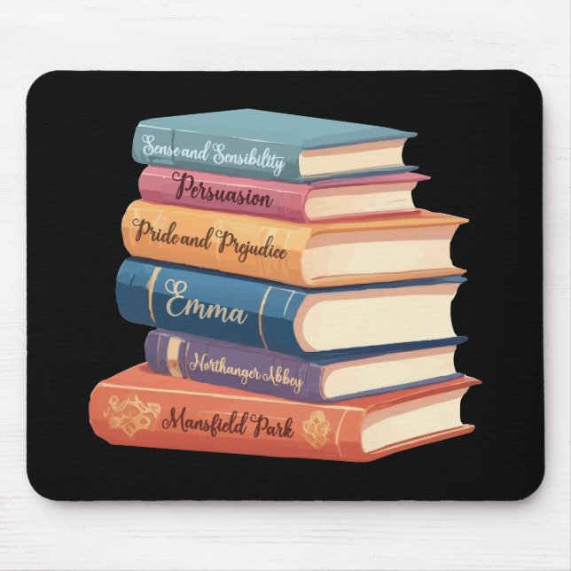 Mousepad Novelas de Jane Austen VII (Frente)