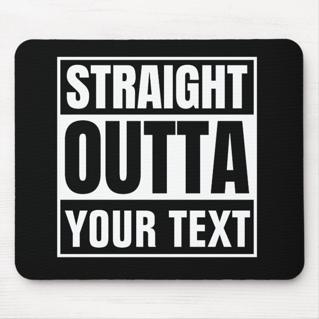 Mousepad Novidade personalizada de texto personalizado de s (Frente)