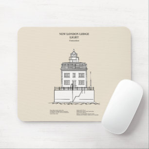 Mousepad Novo farol de Londres - Connecticut - SBD