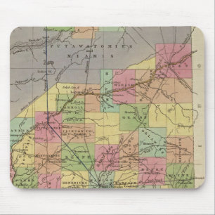 Mousepad Novo Mapa De Indiana
