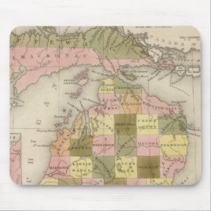 Mousepad Novo Mapa De Michigan