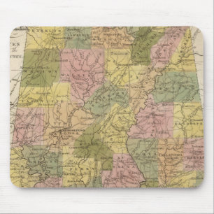 Mousepad Novo Mapa Do Alabama 2