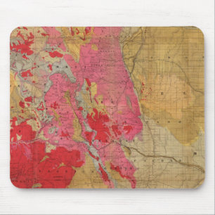 Mousepad Novo mapa geológico de Rand McNally