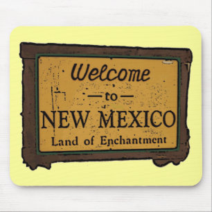Mousepad Novo México - sinal de boas-vindas de souvenir mou