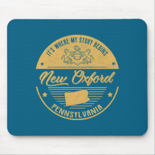 Mousepad Novo Oxford Pensilvânia É Onde Minha História Come
