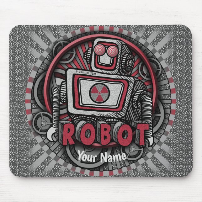Mousepad Novo Pad do Mouse Robot para República (Frente)