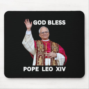 Mousepad Novo Papa Leão Xiv presentes católicos Merch Souve