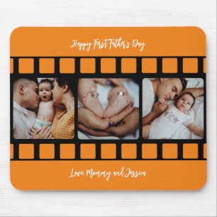 Mousepad Novo papai de Grade de Fotografias da Fita de Film