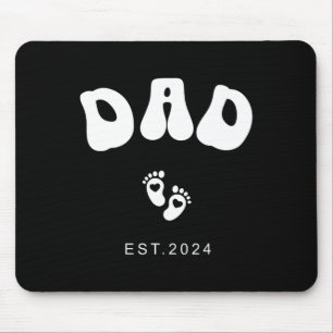 Mousepad Novo papai Nova Mãe Oferece Presentes Para Mulhere