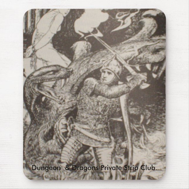 Mousepad Novos livros 211 de abril 2008, Dungeon & dragões (Frente)