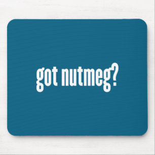 Mousepad Noz-moscada tem noz-moscada engraçada noz-moscada