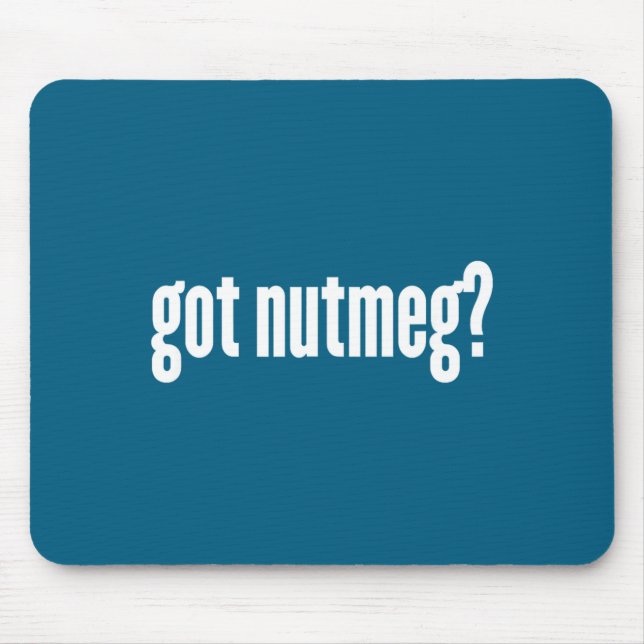 Mousepad Noz-moscada tem noz-moscada engraçada noz-moscada  (Frente)