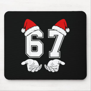 Mousepad Número 67 Correspondente Seis Sete 6 7 Meme 6 7 Na