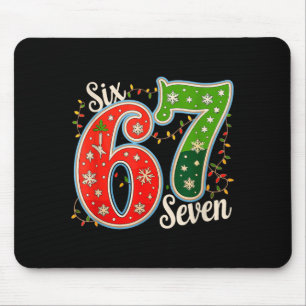 Mousepad Número 67 Divertido Seis Sete 6 7 Meme Luz de Nata