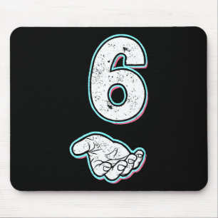 Mousepad Número 6 Correspondente à Roupa de Halloween do Me
