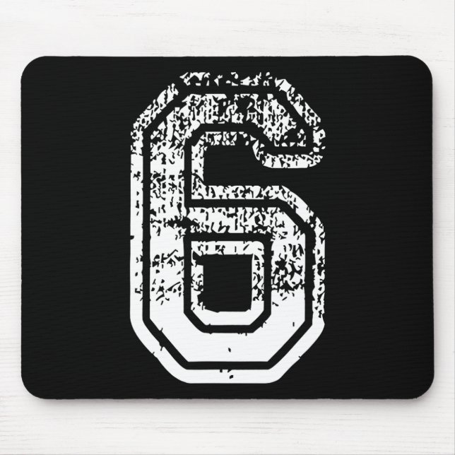 Mousepad Número 6 Correspondente ao Meme 67 do Dia das Brux (Frente)