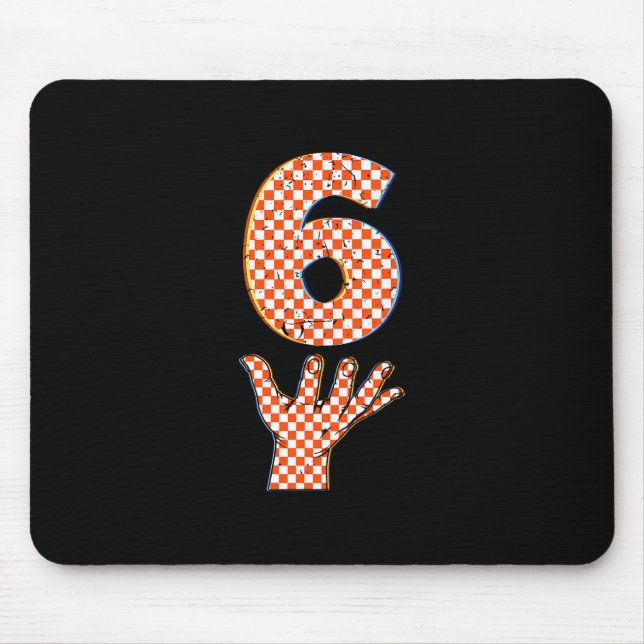 Mousepad Número 6 Correspondente ao Meme Xadrez de Hallowee (Frente)