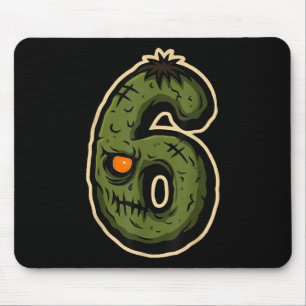 Mousepad Número 6 Monstro 67 Meme Casal Combinando Hallowee
