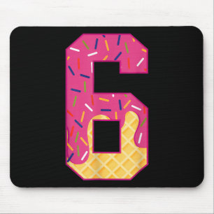 Mousepad Número 6 Sorvete Drip 67 Casal Meme Halloween C