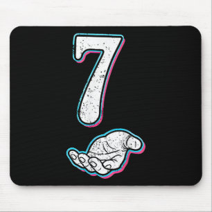 Mousepad Número 7 Correspondente ao Meme 67 do Dia das Brux